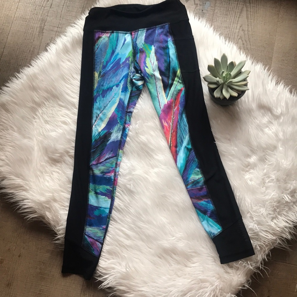 X by Gottex Colorful Capri leggings SP EUC - Picture 2 of 12